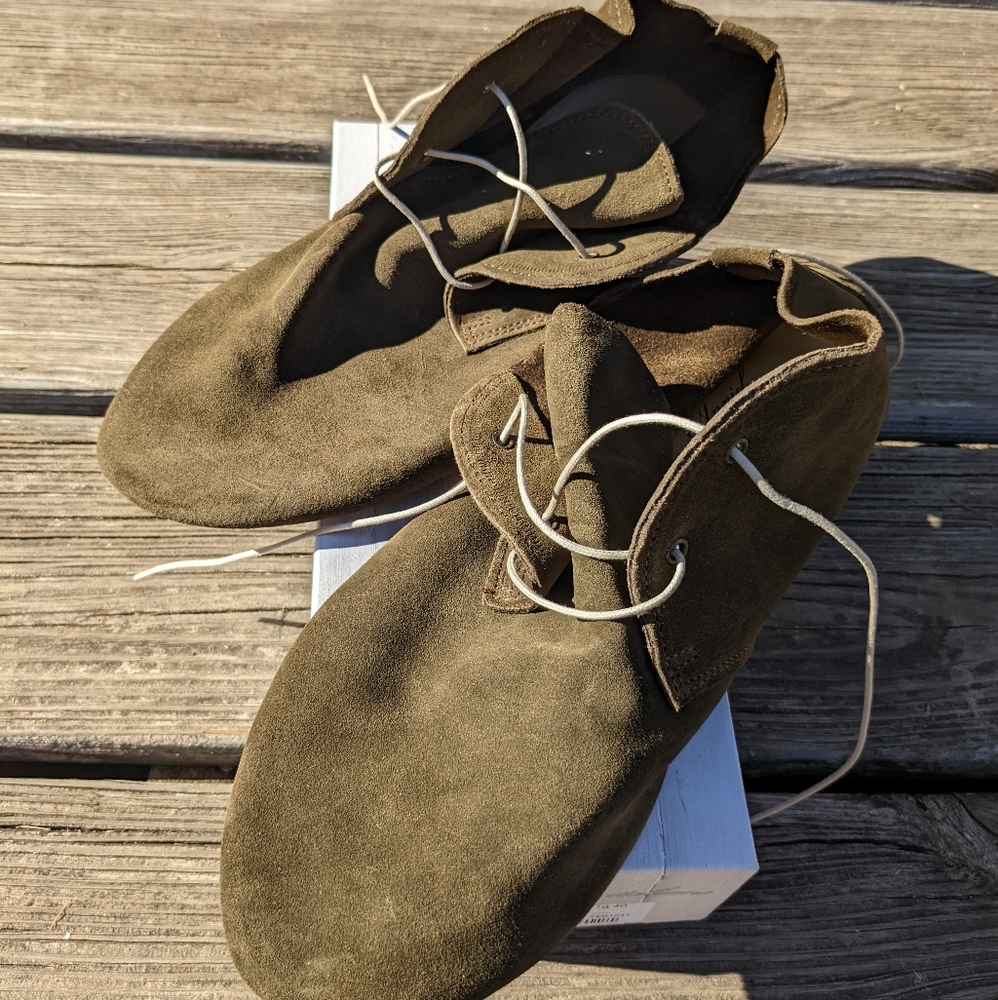 Anniel dark brown ankle soft lace up shoes